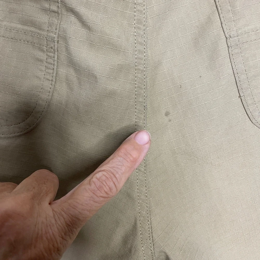 Carhartt Force Broxton Cargo Shorts Men 34 Tan Relaxed Fit Ripstop‎ Workwear
